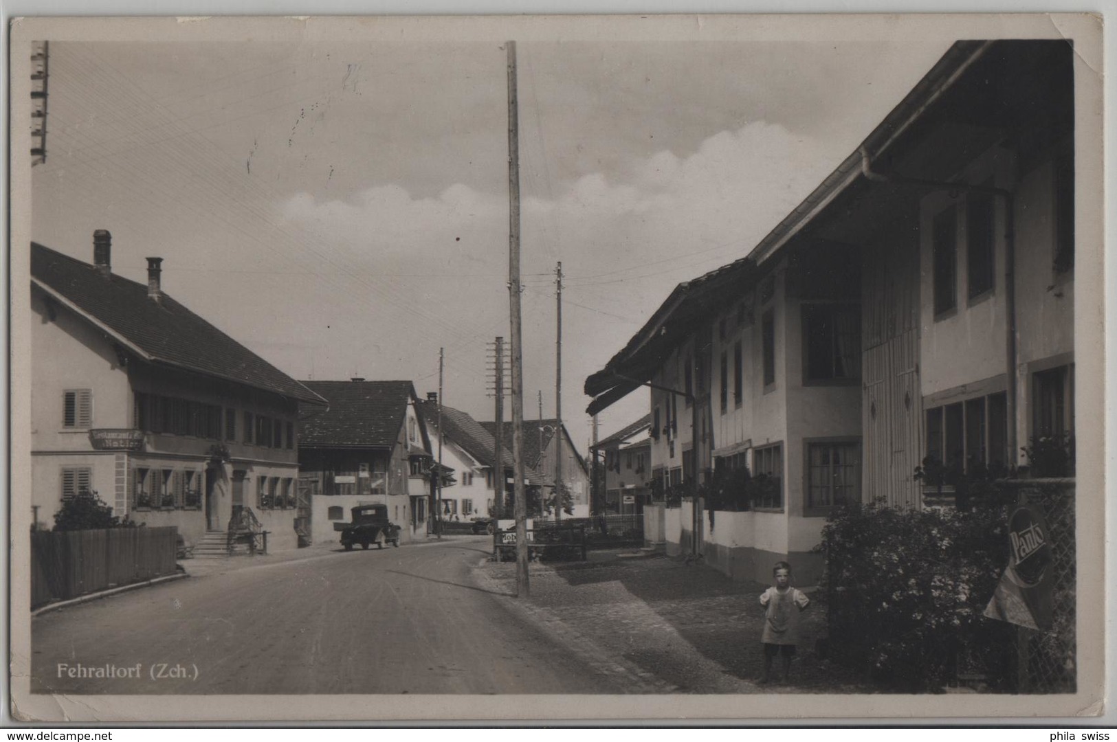 Fehraltorf - Restaurant National - Oldtimer, Panto, Animee - Photo: Hch. Sattler - Fehraltorf