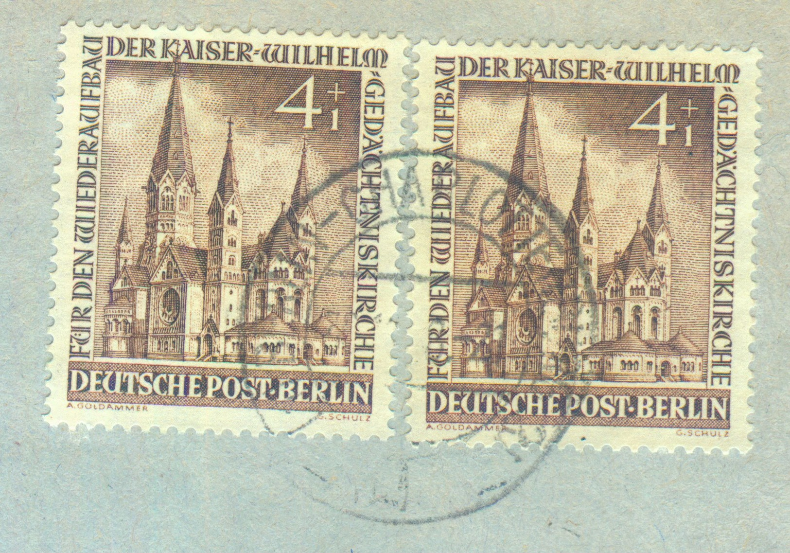 Nr. 106 Gute MEF (2) Drucksach Aus Charlottenburg - Michel 90 € - Briefe U. Dokumente