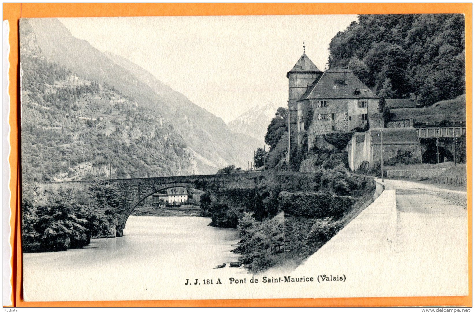 ALB487, Pont De Saint-Maurice, J. J. 181 A, Non Circulée - Saint-Maurice