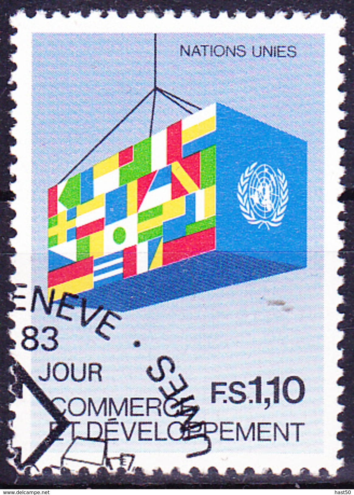 UN Genf  Geneva Geneve - UNCTAD (MiNr: 116) 1983 - Gest Used Obl - Oblitérés