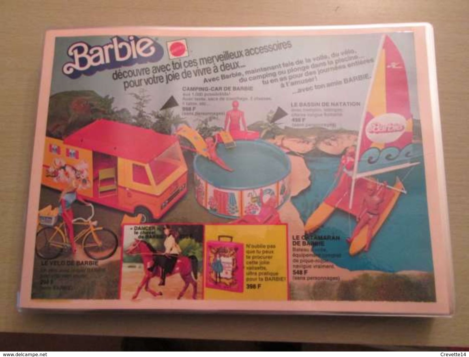 MATTEL  BARBIE SUPERSTAR -  Pour  Collectionneurs ... PUBLICITE  Page De Revue Des Années 70 Plastifiée Par Mes Soins , - Barbie