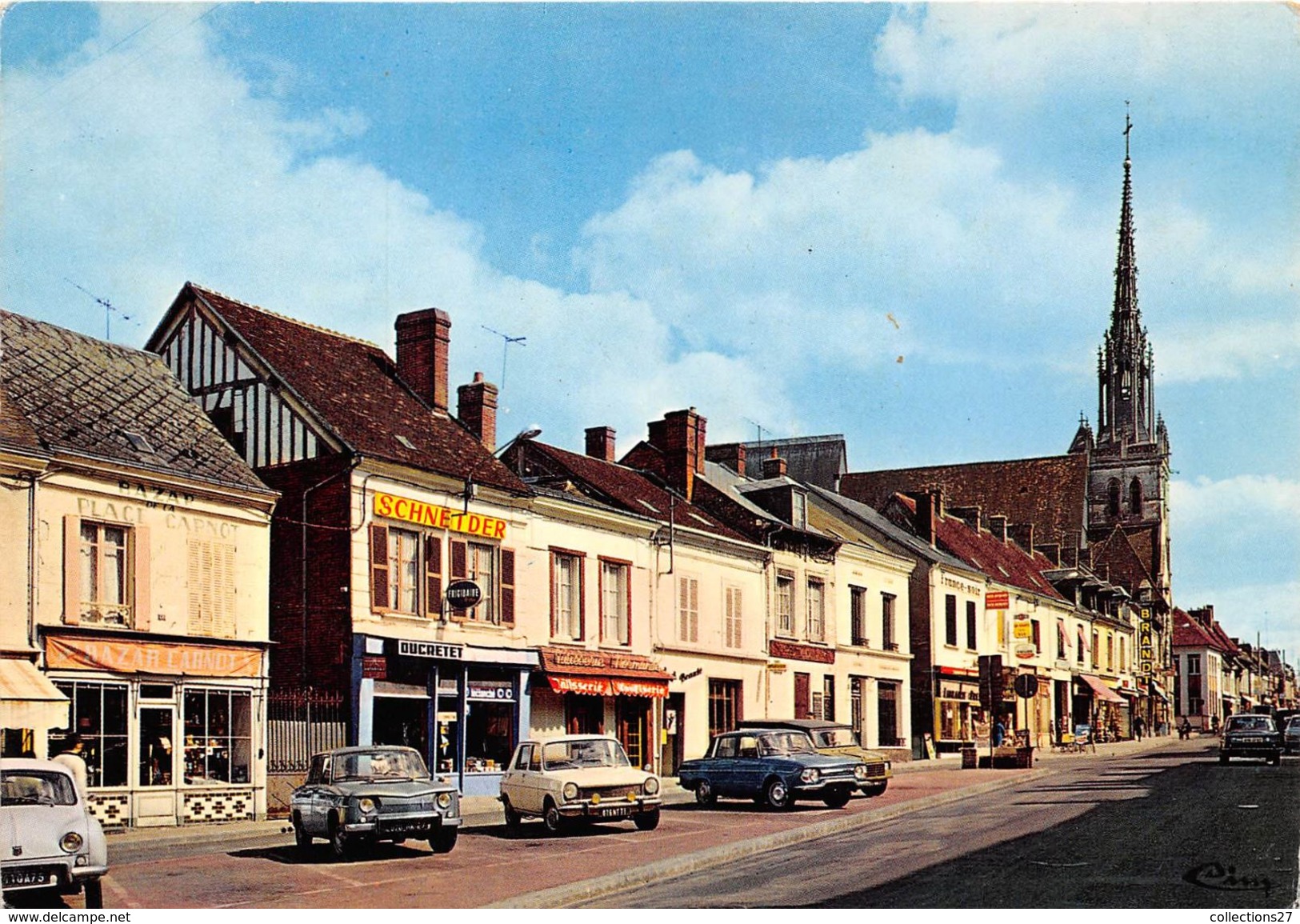 27-CONCHES- LA PLACE CARNOT - Conches-en-Ouche