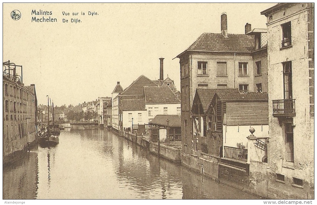 Mechelen Malines Vue Sur La Dyle - De Dijle Thill Série 21, N° 19 Nels - Mechelen