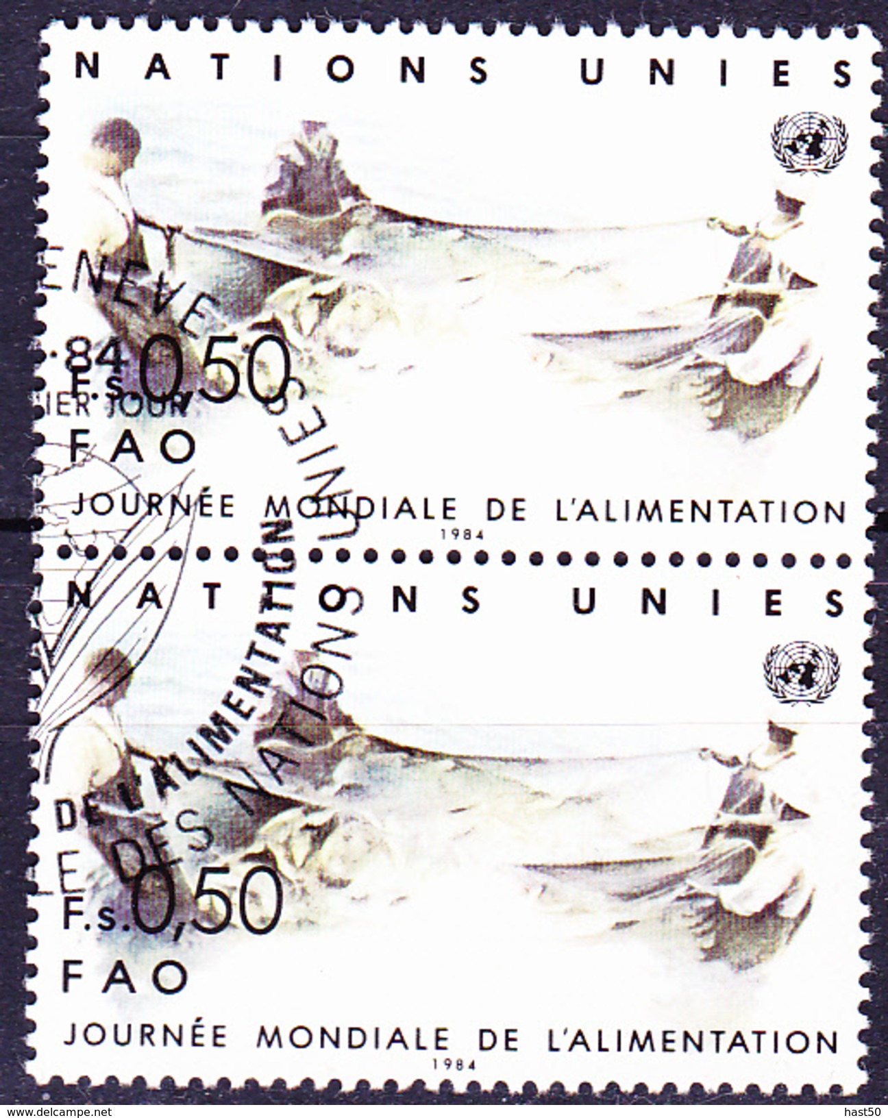 UN Genf  Geneva Geneve - Welternährungstag (MiNr: 120) 1984 - Gest Used Obl - Oblitérés