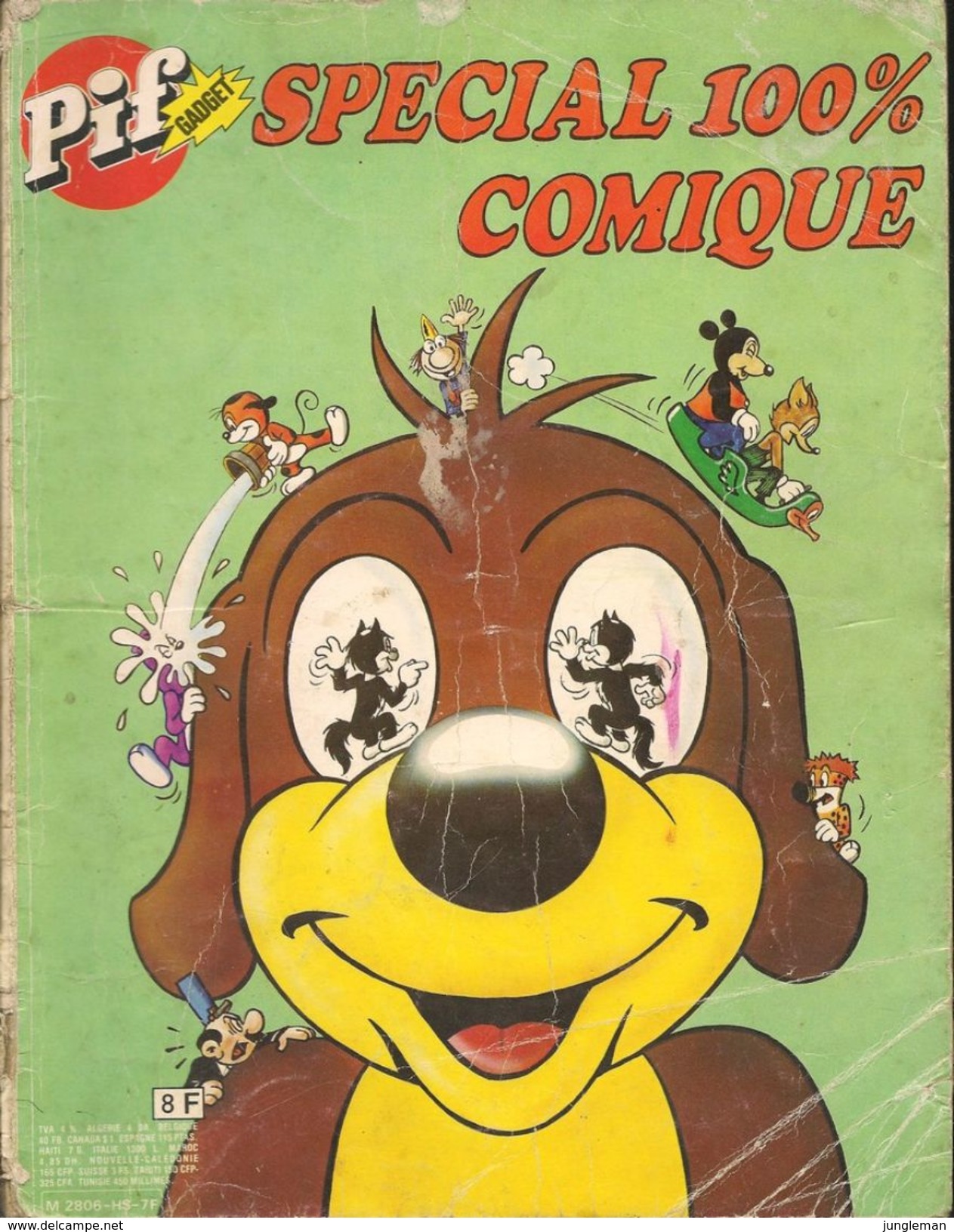 Pif Gadget Spécial 100 % Comique - Editions Vaillant - Avec Aussi Pifou, Horace, Placid & Muzo, Dicentim - Novembre 1980 - Pif & Hercule