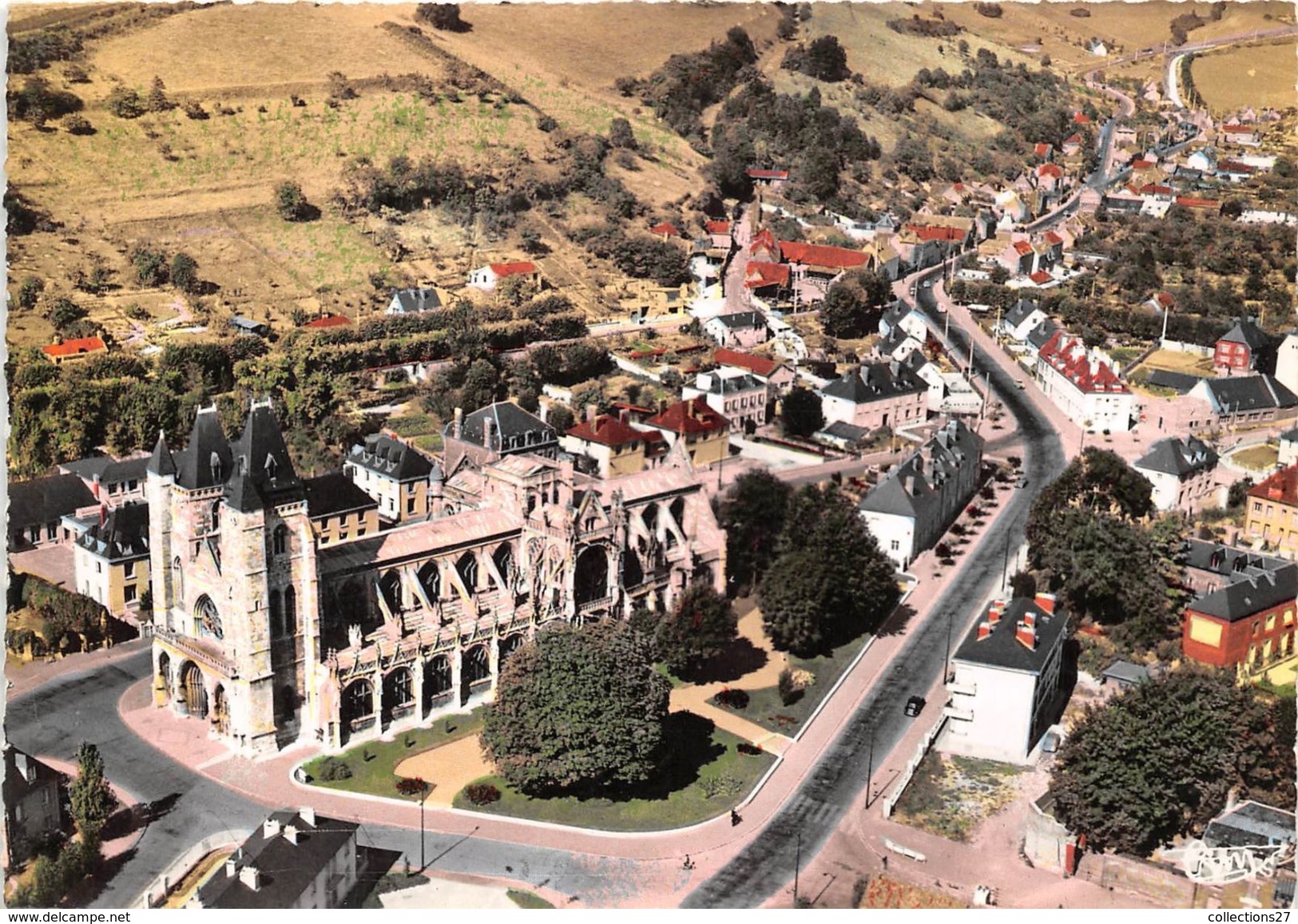 27-LES ANDELYS- L'EGLISE ET LE JARDIN - Les Andelys