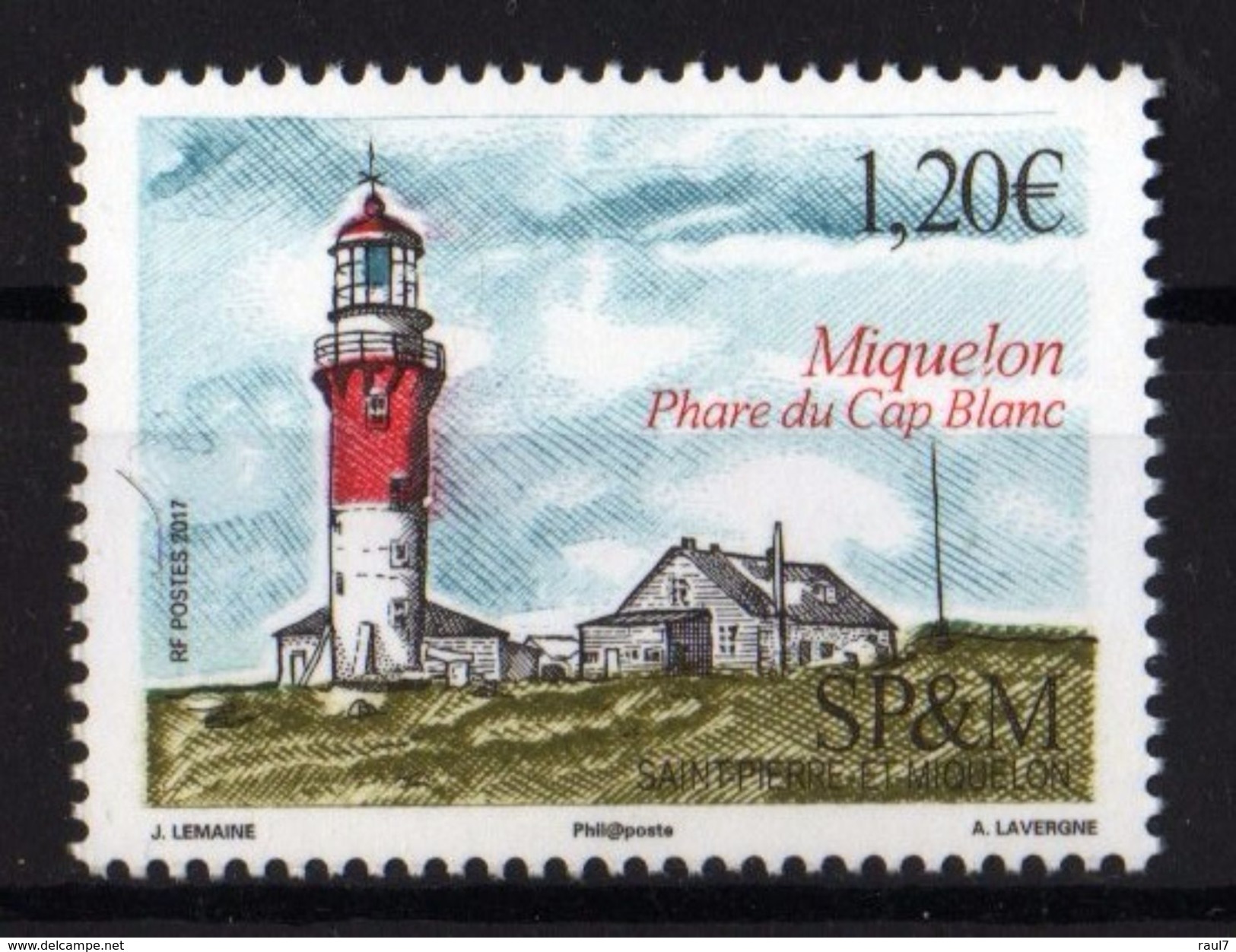 St Pierre Et Miquelon 2017 - Phare Du Cap Blanc - 1val Neufs // Mnh - Unused Stamps