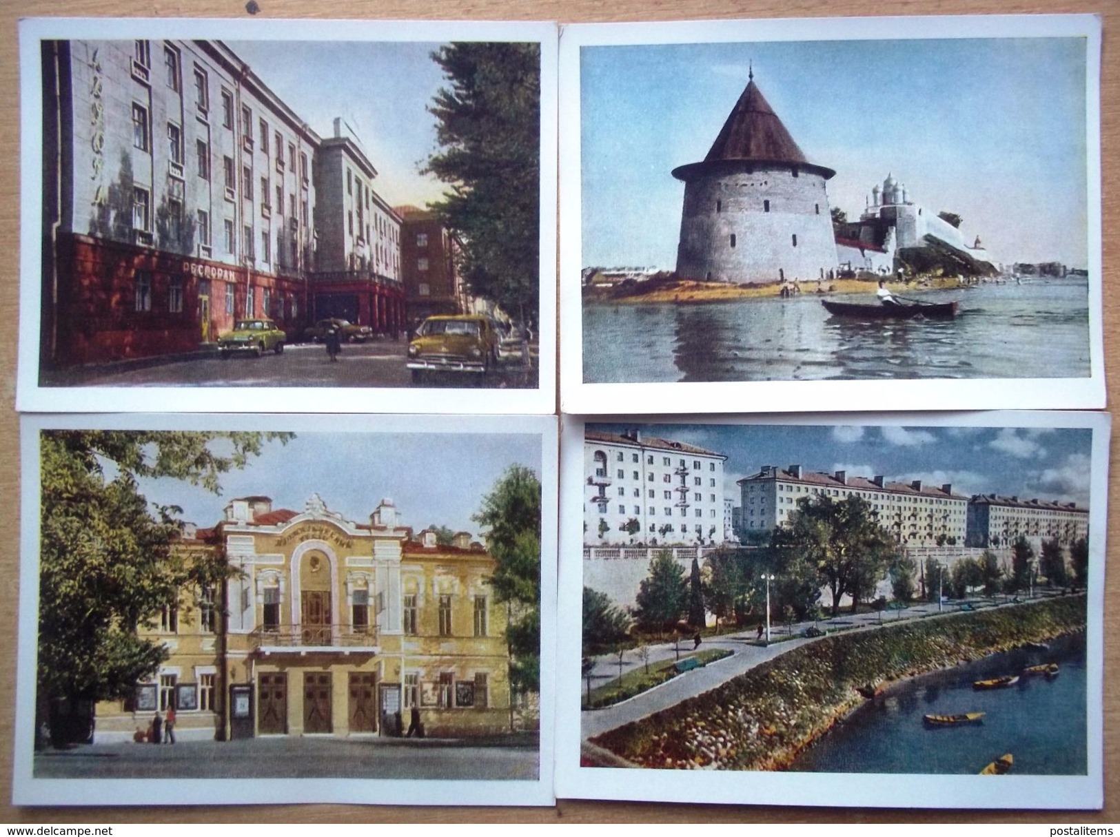 Pskov. Russia. Set Of 12 Postcatds. 1963 - Russie