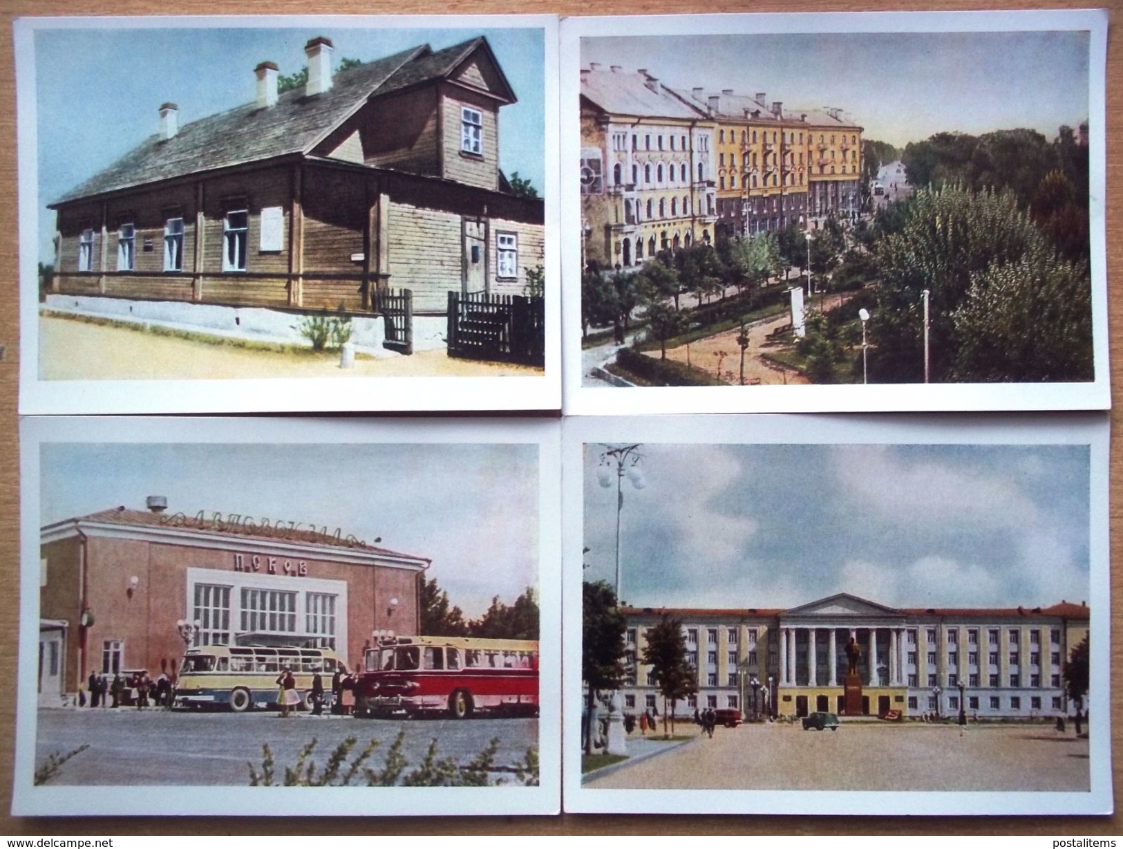 Pskov. Russia. Set Of 12 Postcatds. 1963 - Russie