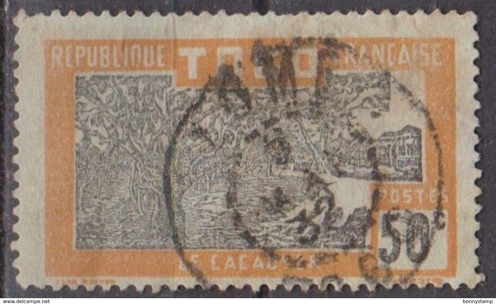 Togo, 1924/1938 - 50c Cacao Trees - Nr.230 Usato° - Used Stamps