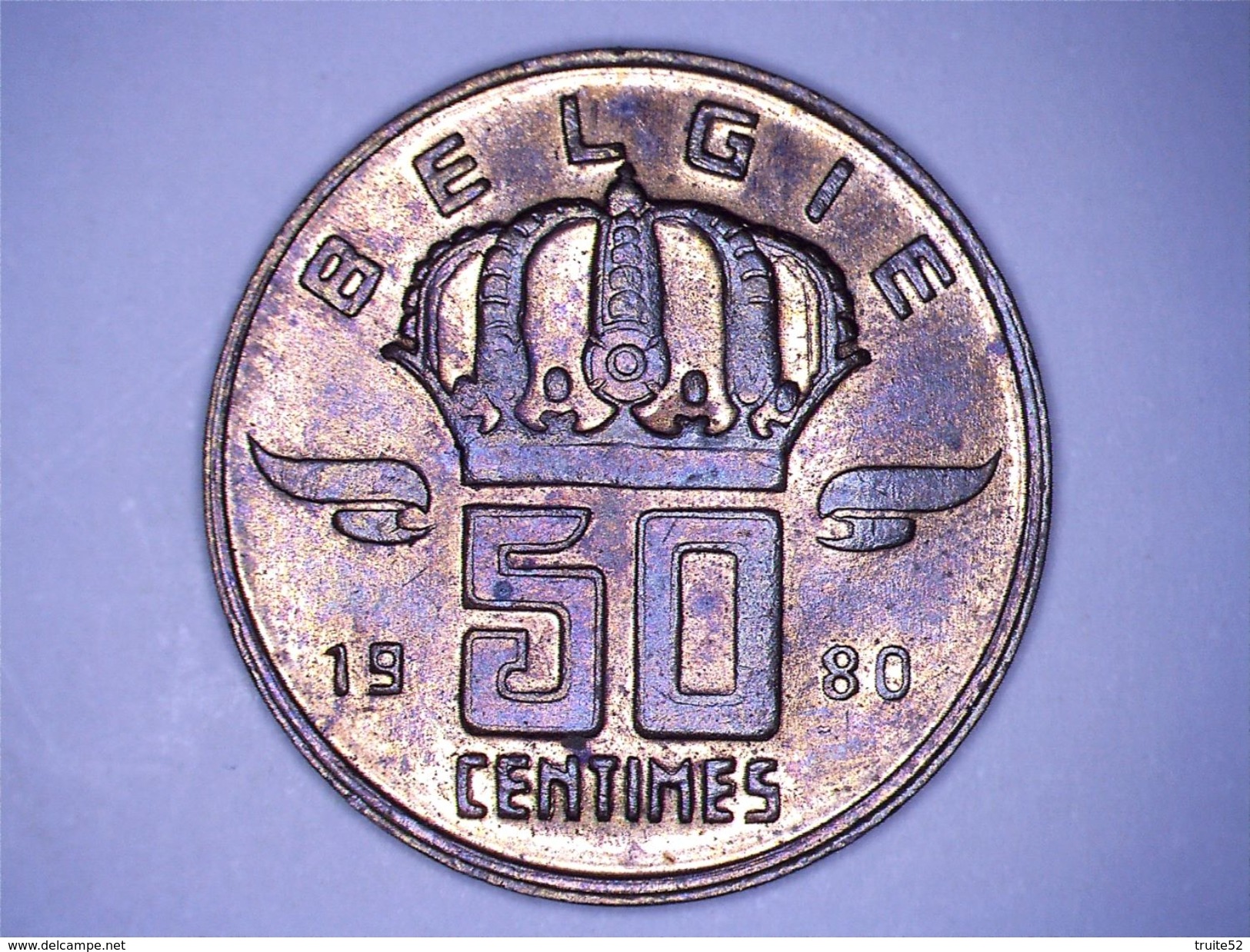 BELGIË - 50 CENTIMES 1980 - 50 Centimes