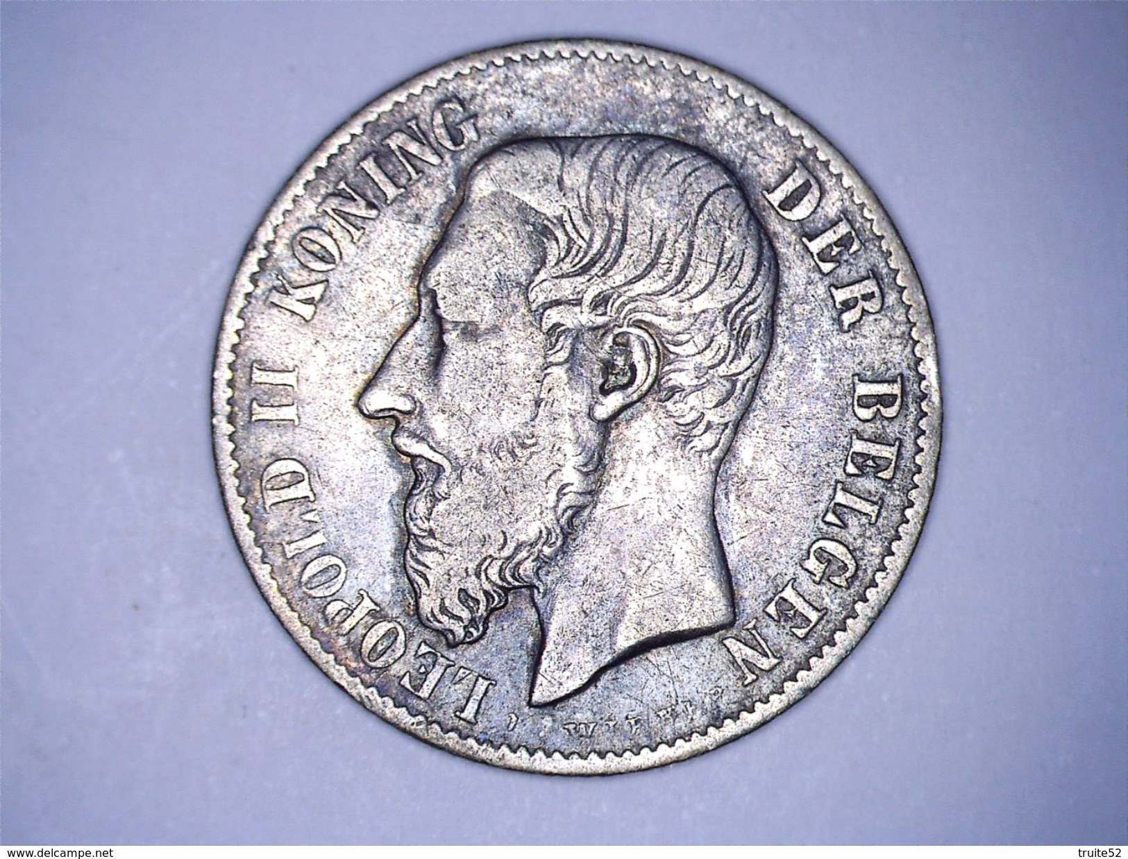 BELGIQUE - 50 CENTIMES 1886 - 50 Cent
