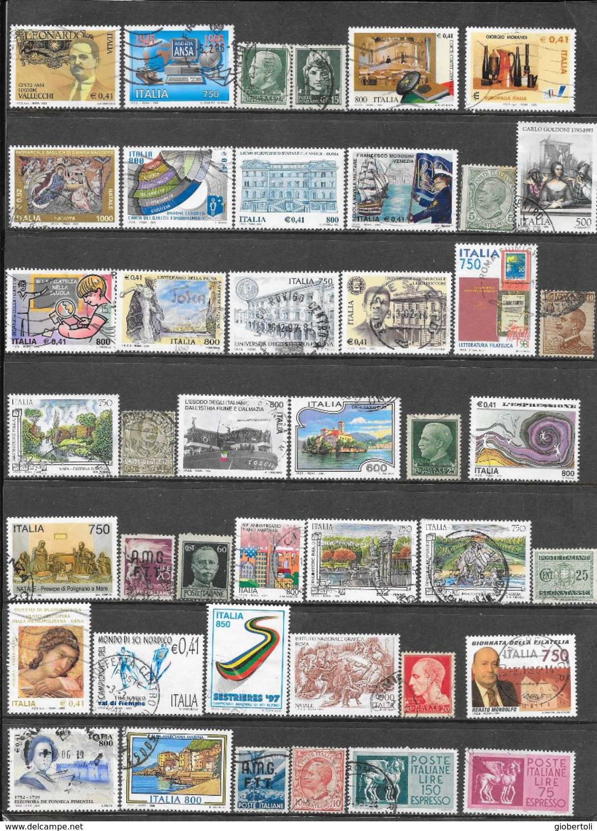 Italia/Italy/Italie: Lotto Di 227 Francobolli Usati, Lot De 207 Timbres Utilisés, Lot Of 207 Used Stamps - Collections