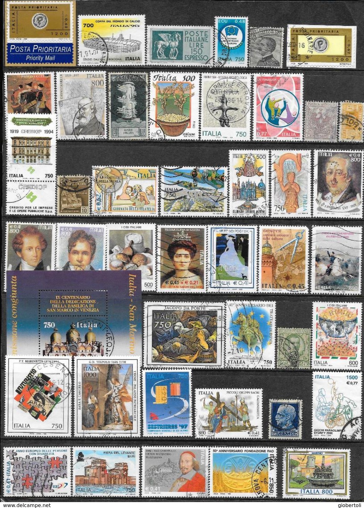 Italia/Italy/Italie: Lotto Di 227 Francobolli Usati, Lot De 207 Timbres Utilisés, Lot Of 207 Used Stamps - Collections