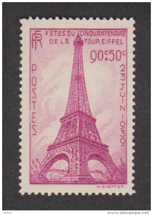 N° 429**  Cinquantenaire De La Tour Eiffel   YT 17 &euro; - Neufs