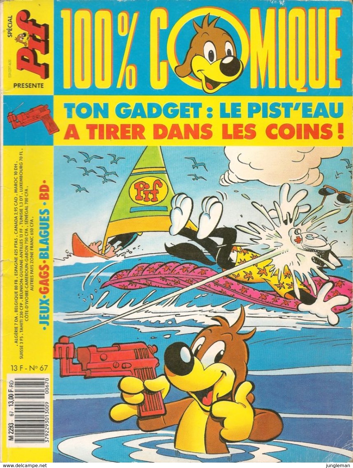 Spécial Pif N° 67 Présente 100 % Comique - Editions VMS Publications - Avec Hercule, Horace, Dicentim - Juillet 1990 - Pif & Hercule