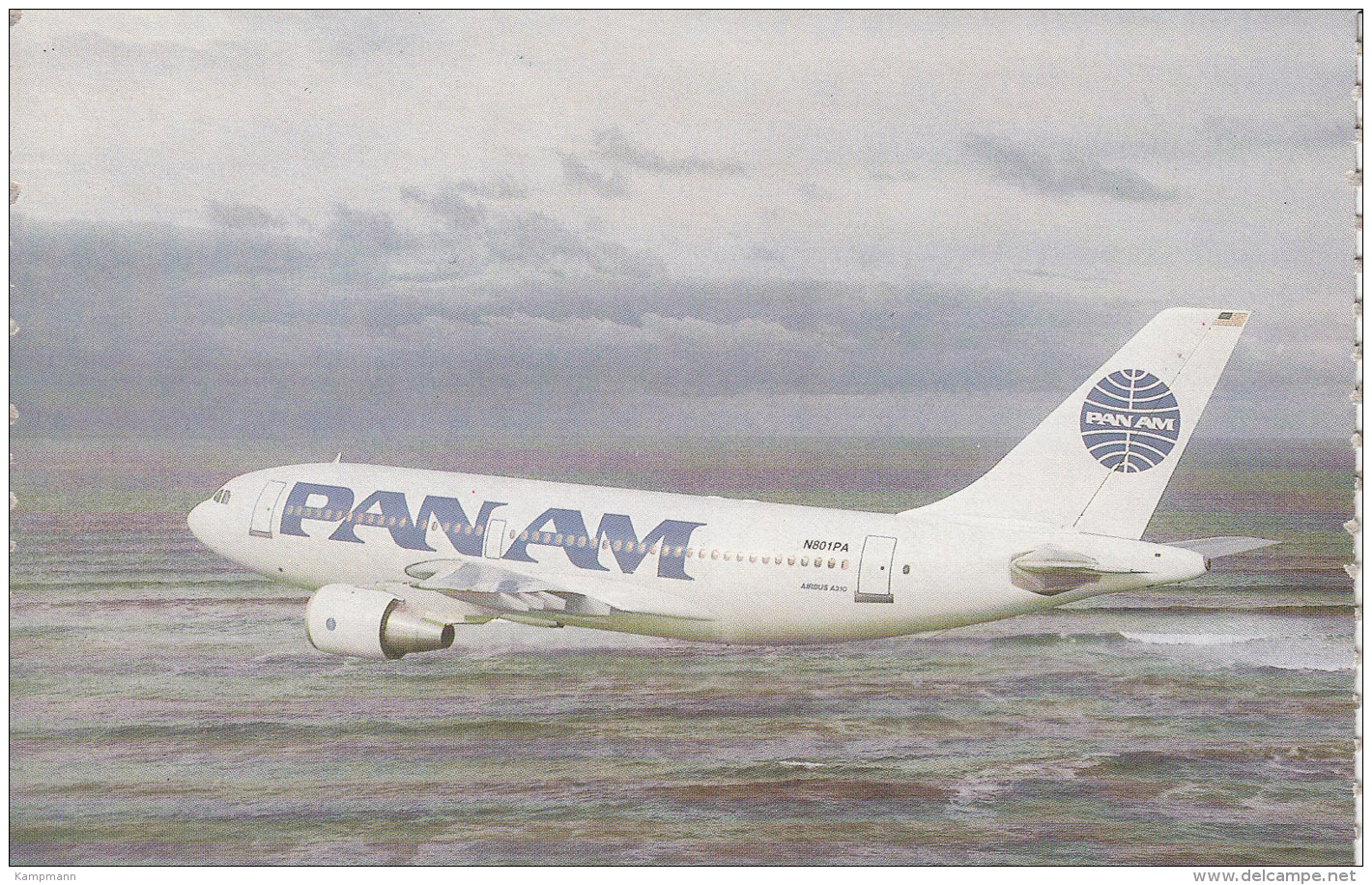 Pan Am Airbus A 310,ungelaufen - 1946-....: Moderne