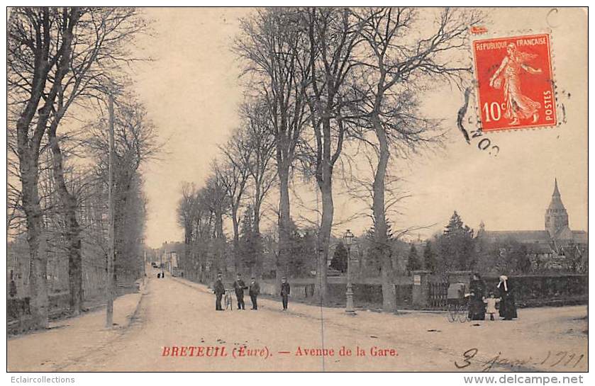 Breteuil Sur Iton       27          L'Avenue De La Gare           (voir Scan) - Breteuil