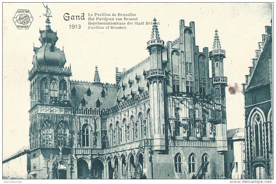 Gent Gand Le Pavillon De Bruxelles Het Paviljoen Van Brussel - L'Eclipse - 1913 - Gent