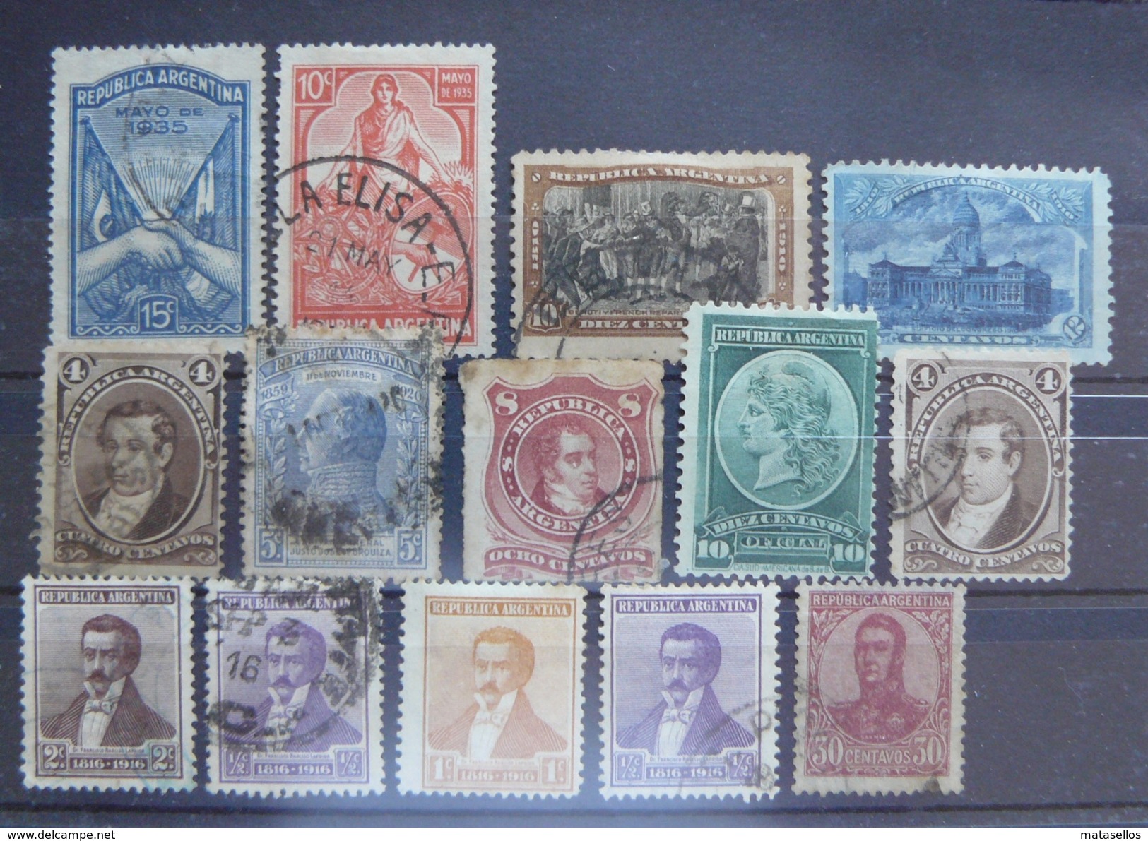 Estampillas Antiguas De Argentina - Stamps Argentine - Colecciones & Series