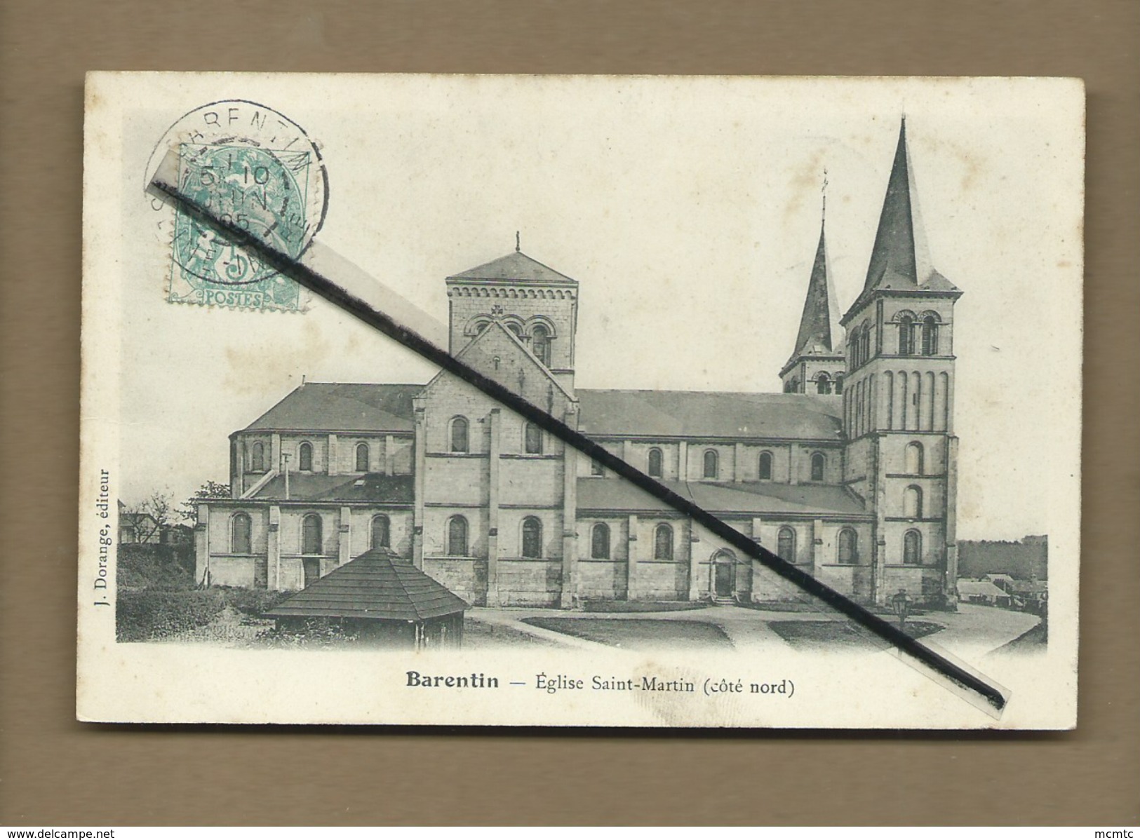 CPA -  Barentin  -  Eglise Saint Martin - (côté Nord ) - Barentin