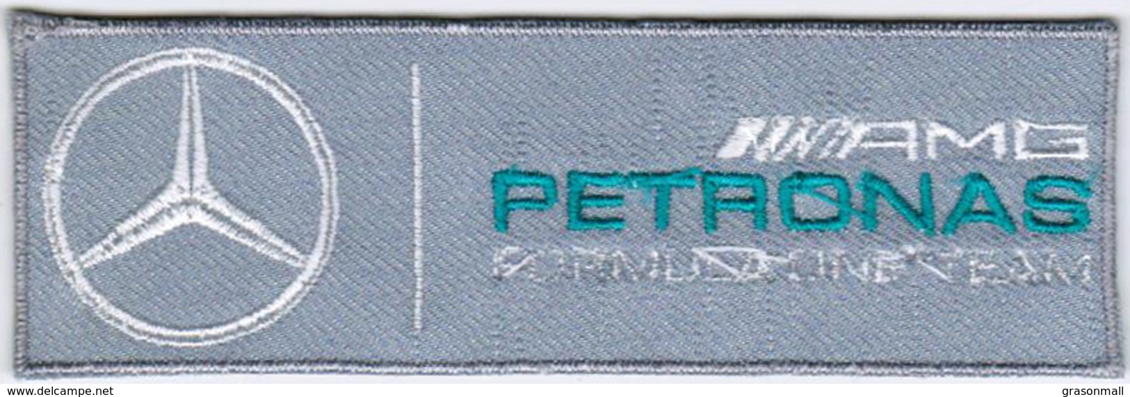 F1 Mercedes AMG Petronas GREY Formula 1 Team Auto Car Automobile Racing Patch - Patches