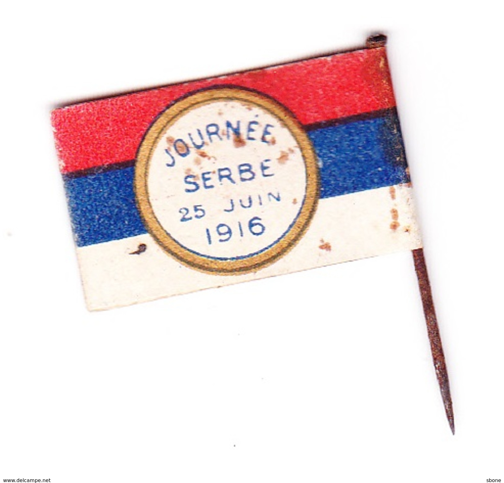 Décoration / Insigne - Journée Serbe 1916 - France