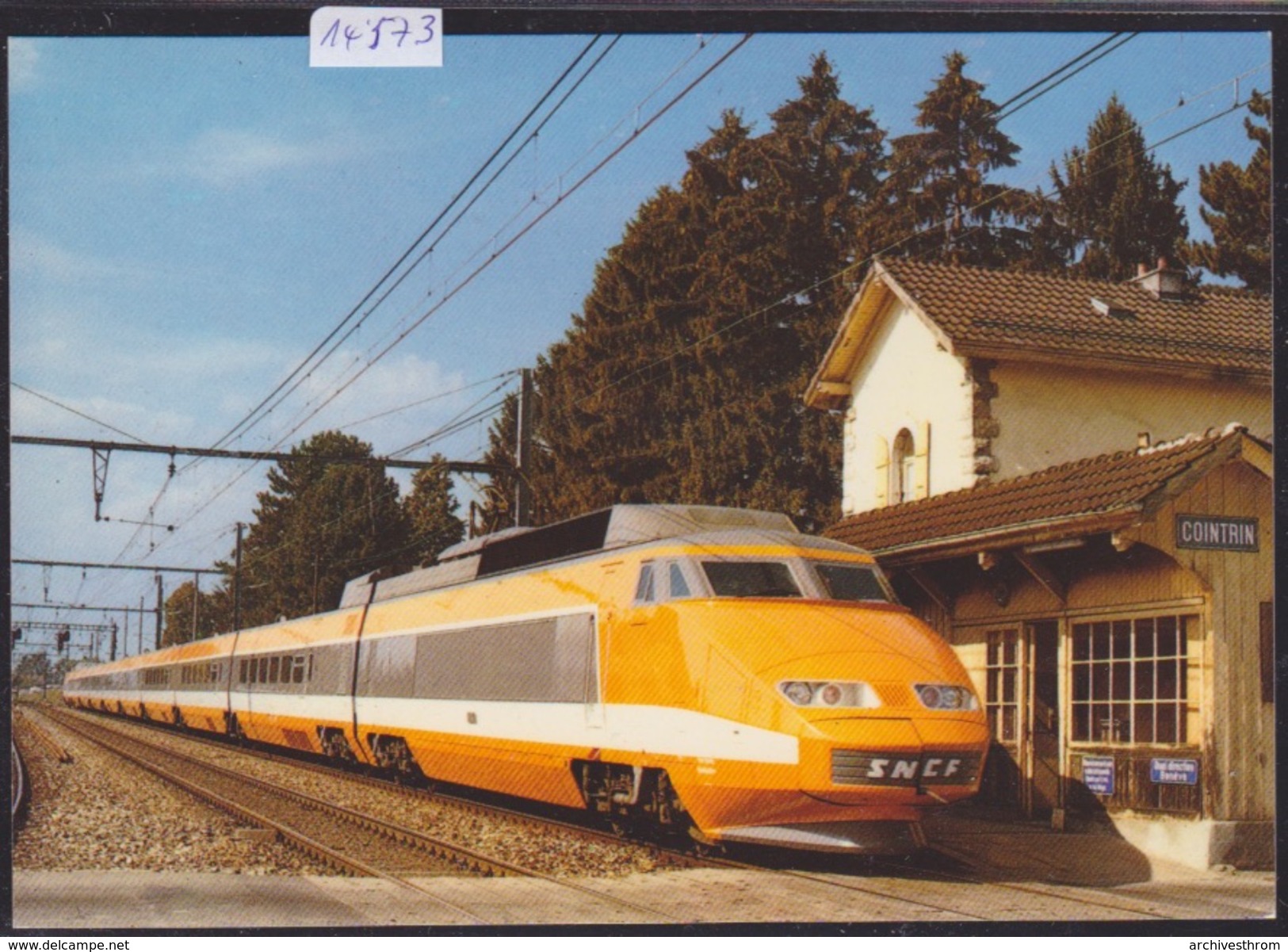 Genève Canton - Cointrin : Le TGV En Gare ; Format 10 / 15 (14'573) - Genève