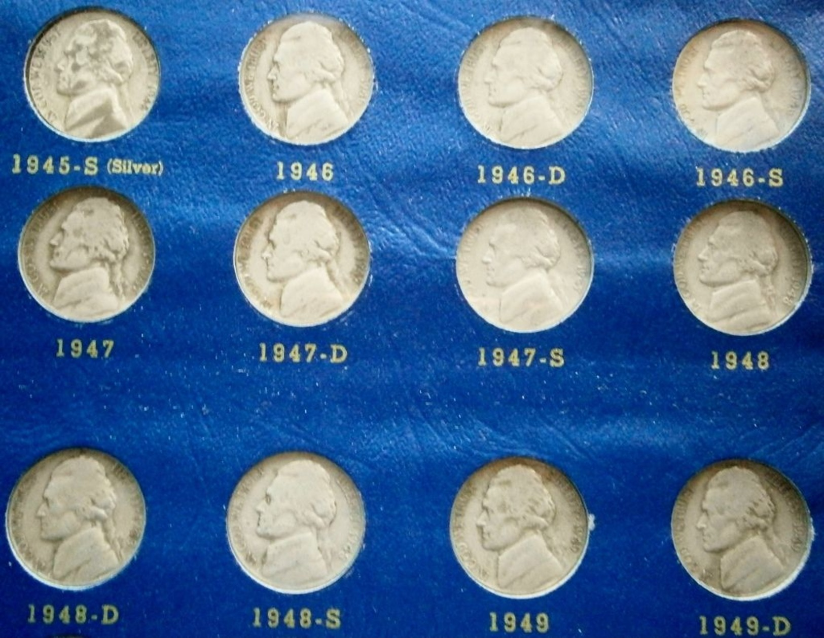 US 1938-1974 Jefferson Nickels Collection - Collections