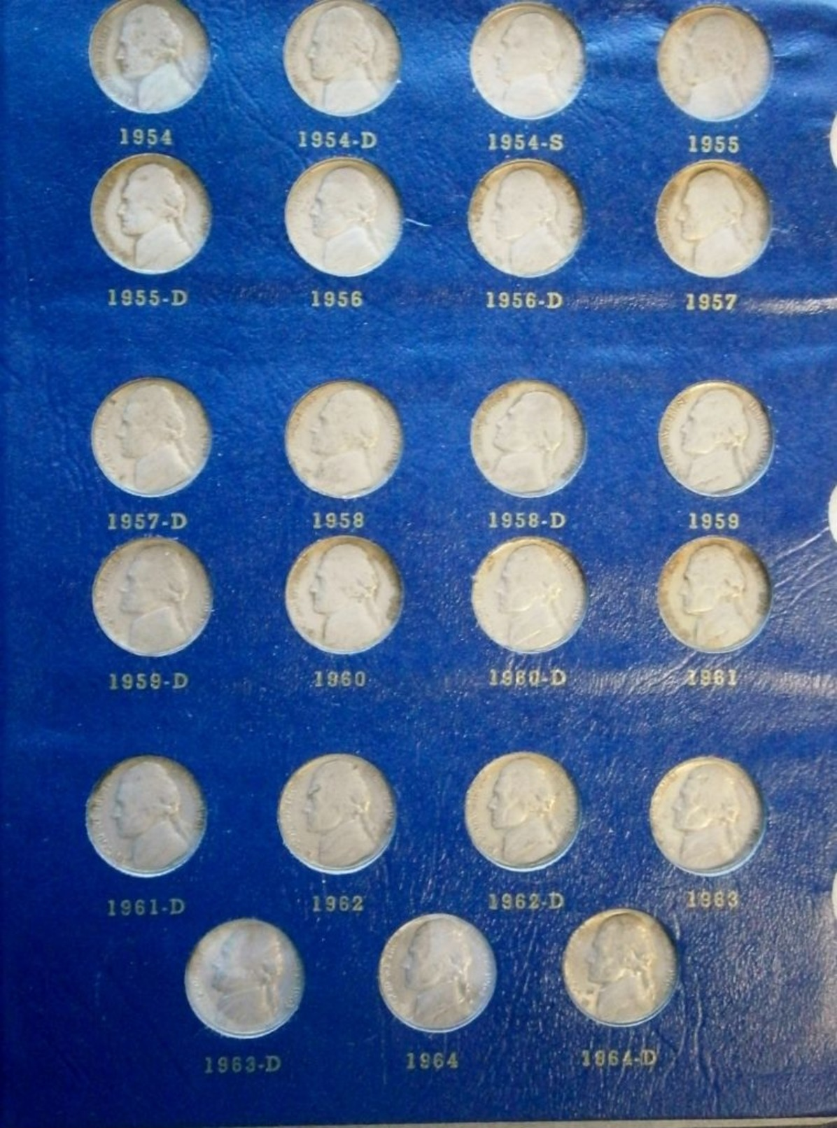 US 1938-1974 Jefferson Nickels Collection