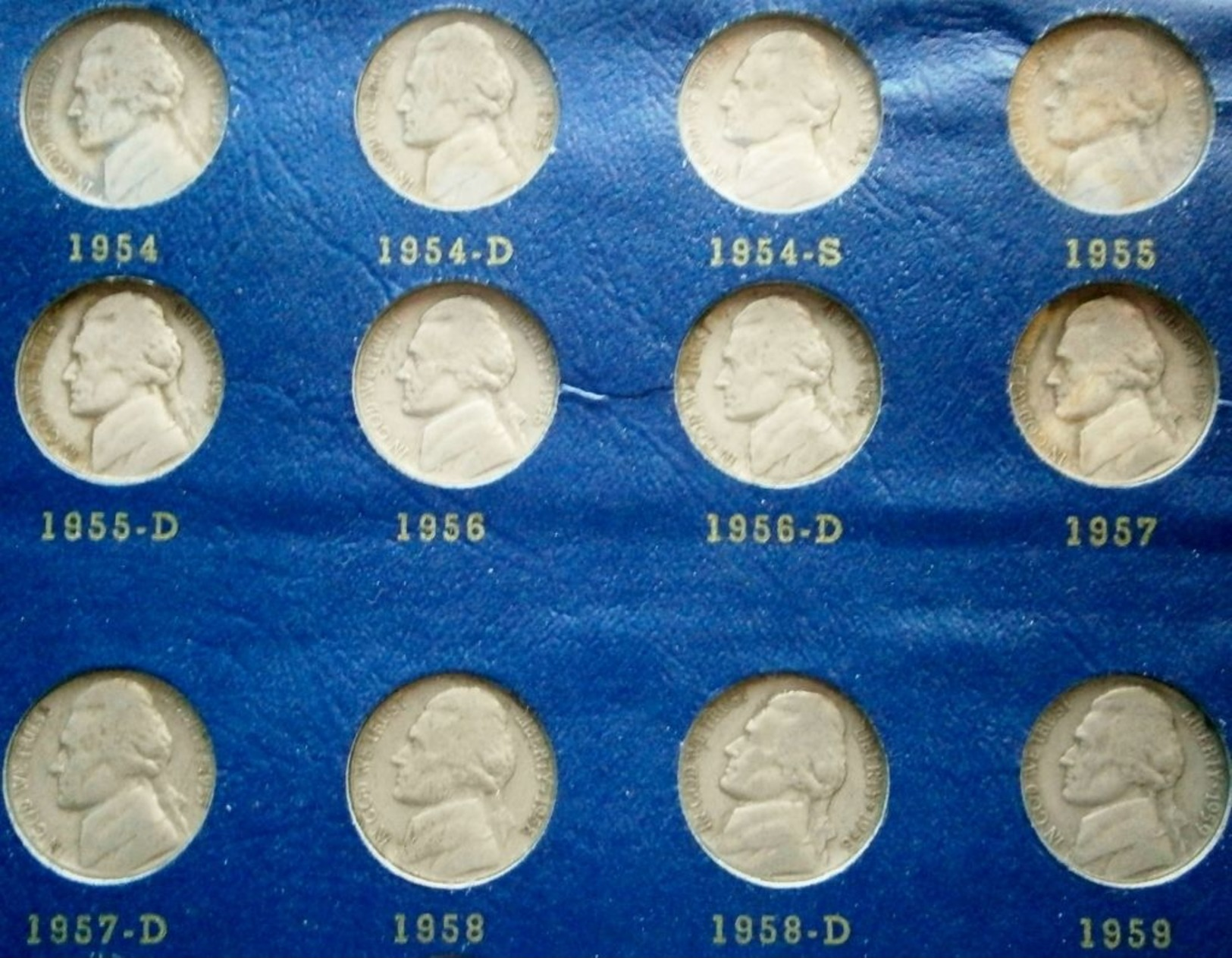 US 1938-1974 Jefferson Nickels Collection