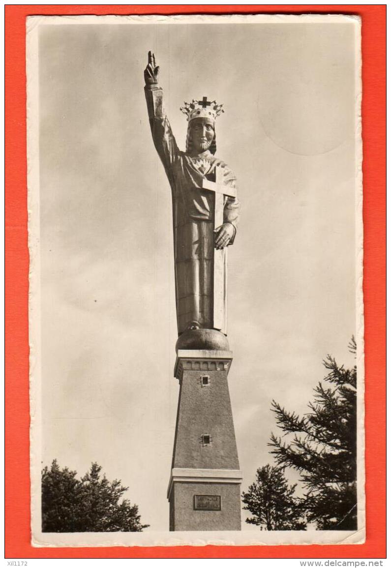 MIK-25  Lens Chatelard, Monument Du Christ-Roi, Hauteur 10 M. Cachet Lens En 1938, Timbre Manque - Lens