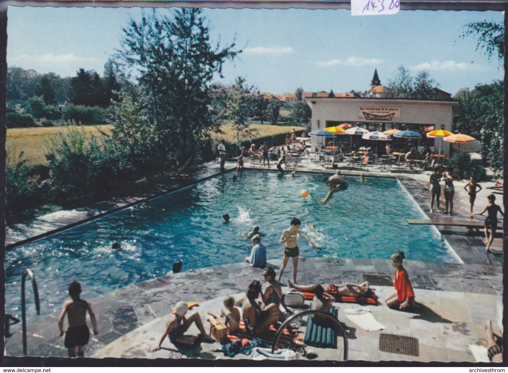 Genève Canton - Corsier Piscine Du Restaurant Le Petit Castel Rte De Thonon 271 ; Format 10 / 15 (14'580) - Corsier