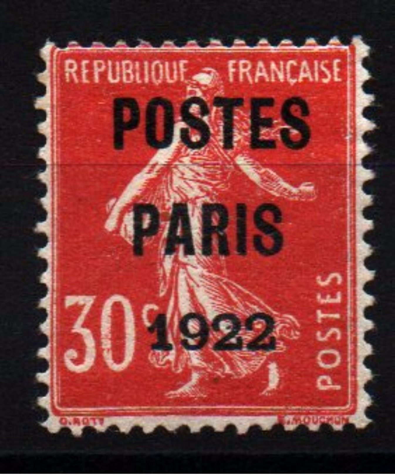 FRANCE - Préo YT N° 32 Signé Brun - Neuf * - MH - Cote: 750,00 € - 1893-1947