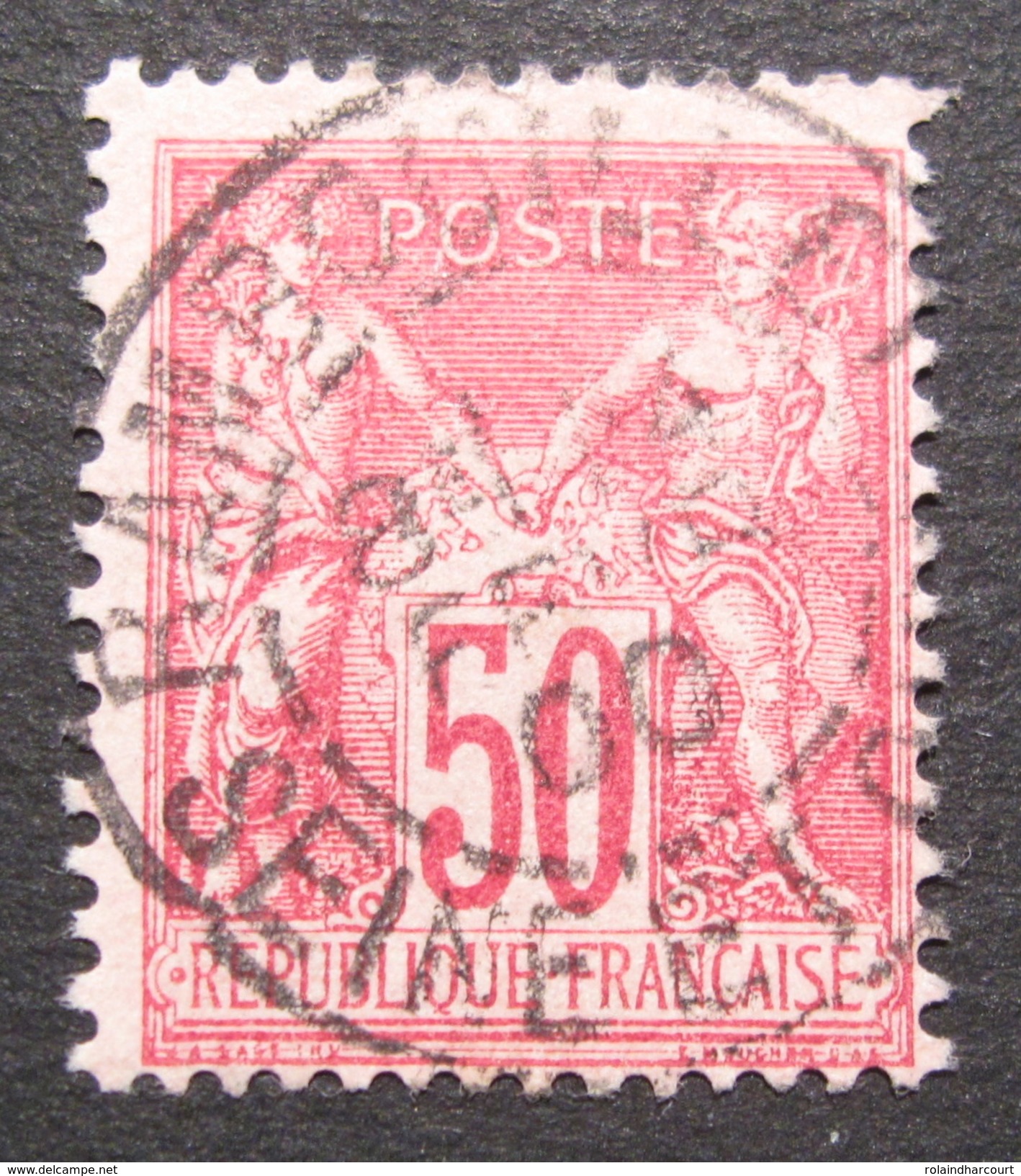 LOT 944 - SAGE Type II N°98 - CàD : RAMBOUILLET (Seine Et Oise) FEVRIER 1900 - SUPERBE - 1876-1898 Sage (Type II)