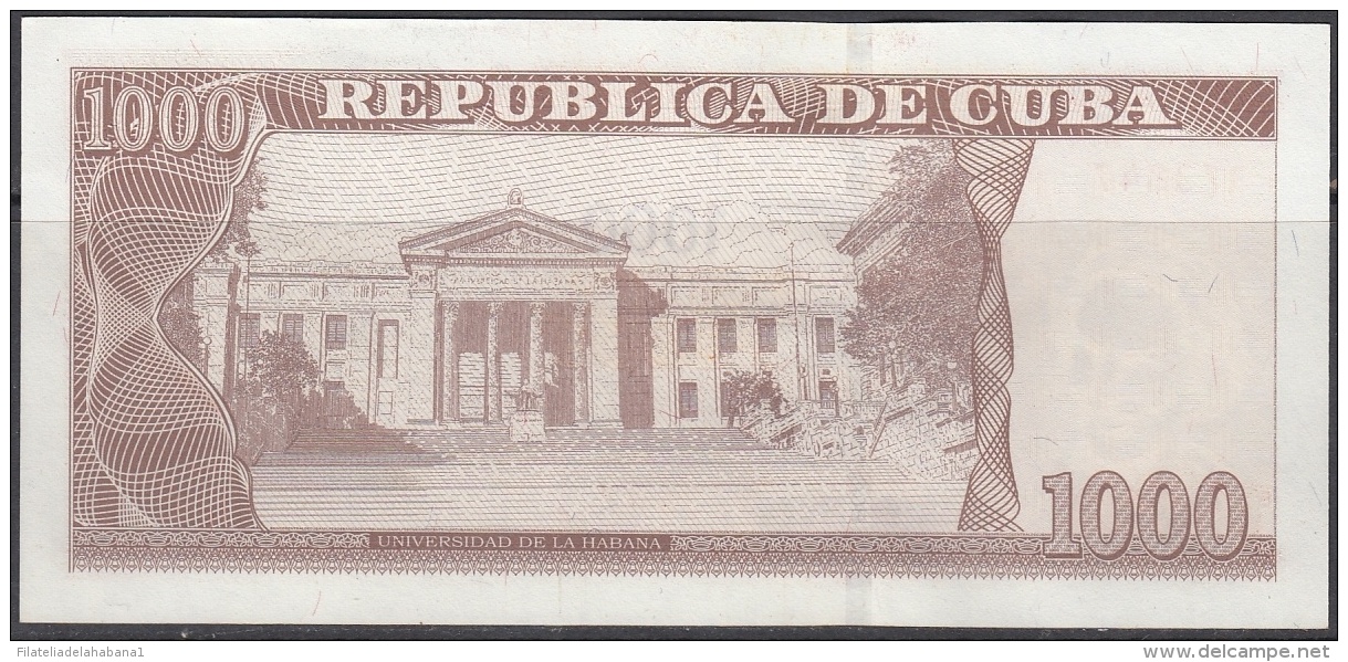 2010-BK-130 CUBA 1000$ 2010 JULIO ANTONIO MELLA UNC. - Cuba