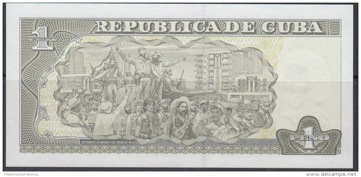 2016-BK-23 CUBA 1$ 2016 JOSE MARTI UNC 4 CONSECUTIVE. - Cuba