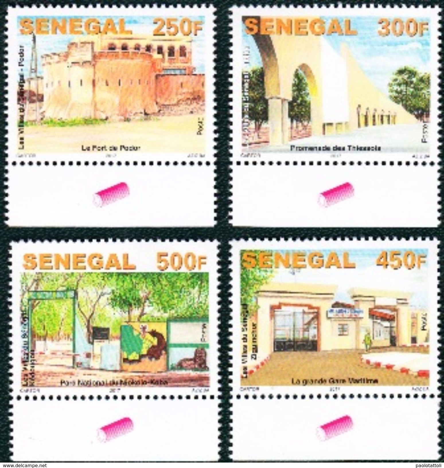 Senegal ,les Villes Du Senegal,  2016, MINT - Senegal (1960-...)