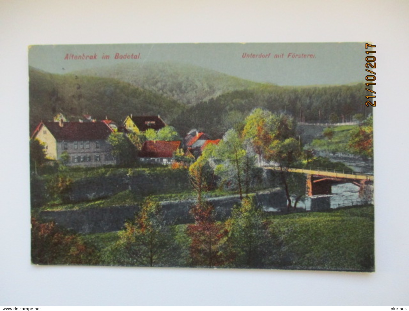 ALTENBRAK IM BODETAL    , OLD POSTCARD , RA - Altenbrak