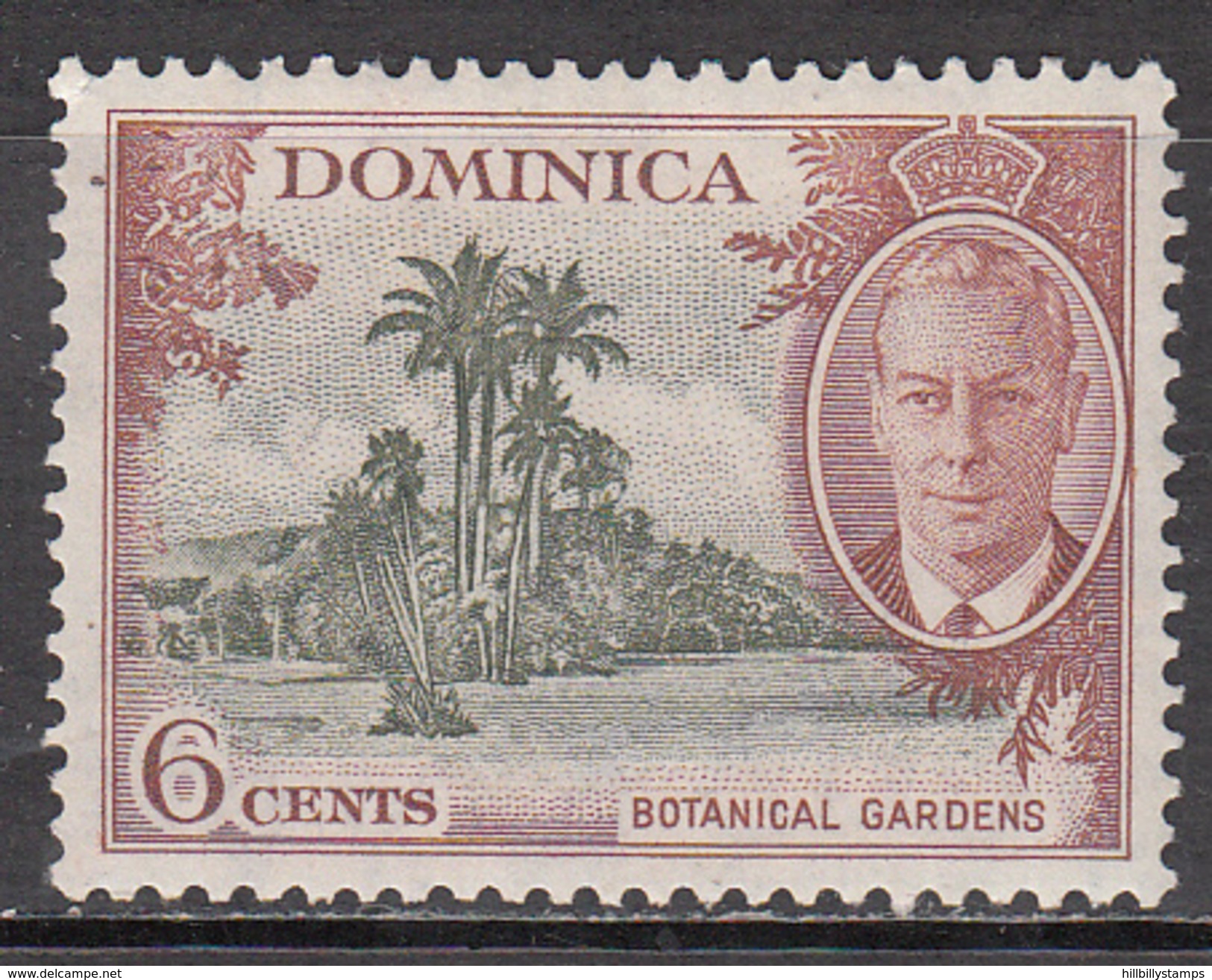 DOMINICA   SCOTT NO. 128   MINT HINGED     YEAR  1951 - Dominica (...-1978)
