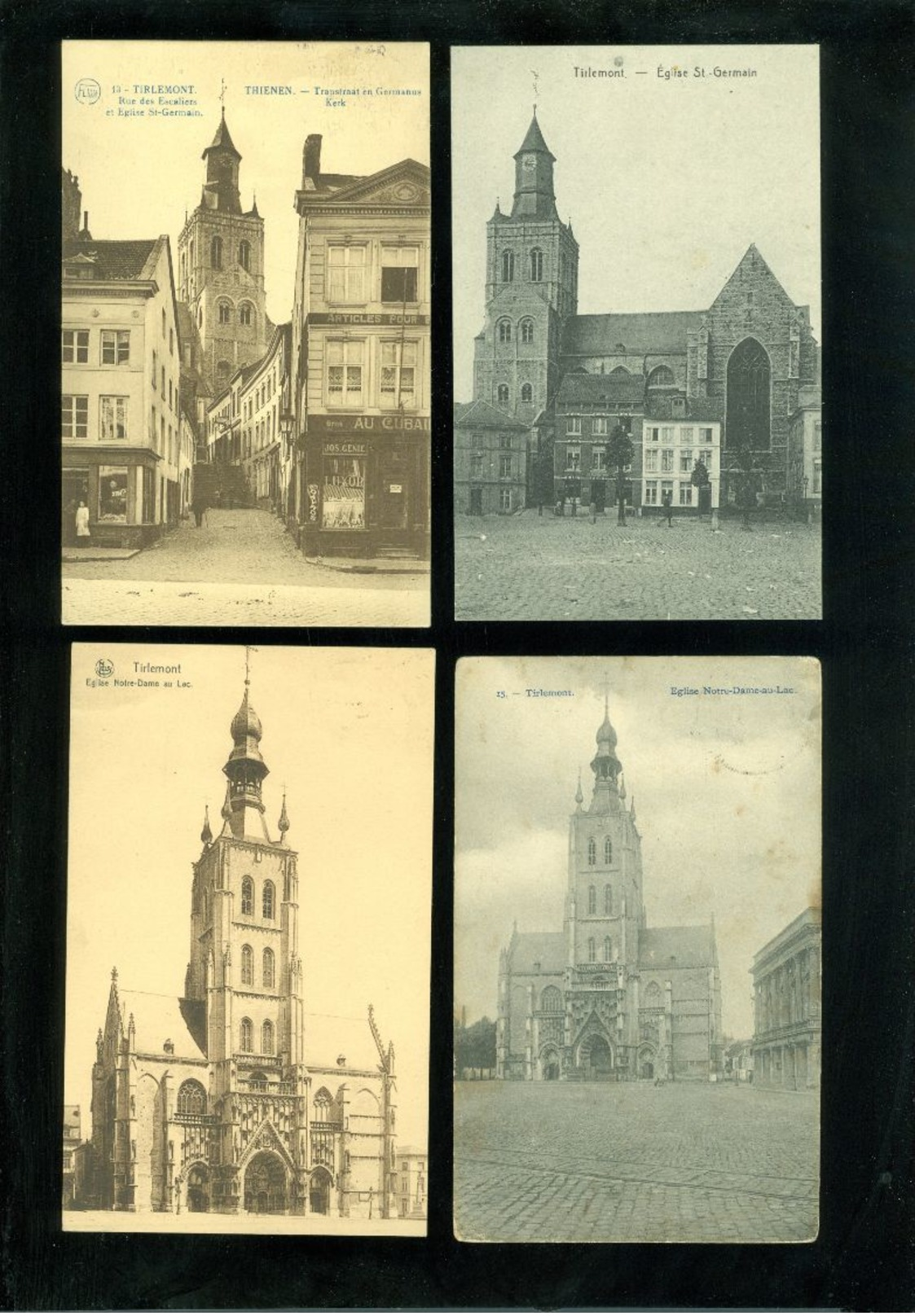 Beau lot de 40 cartes postales de Belgique Tirlemont     Lot 40 postkaarten van België Thienen  Tienen   - 40 scans