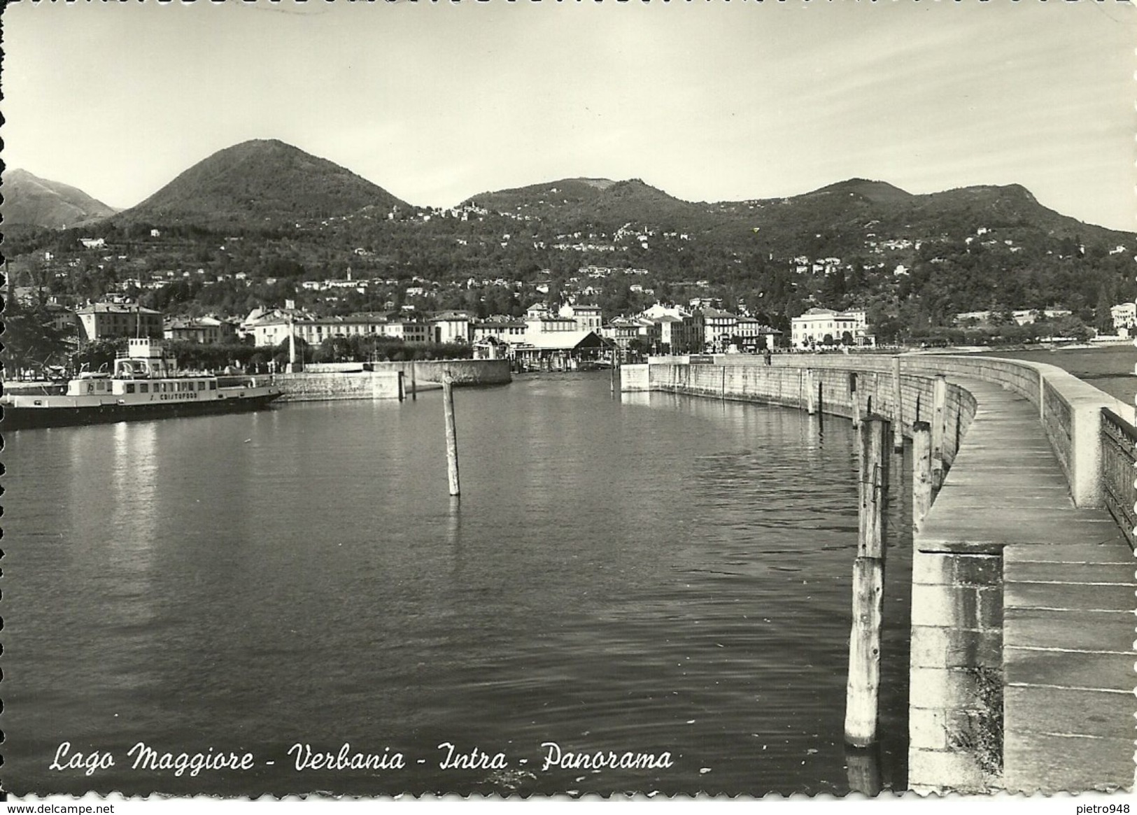 Verbania Intra (Verbano, Piemonte) Lago Maggiore, Scorcio Panoramico Del Porticciolo - Verbania