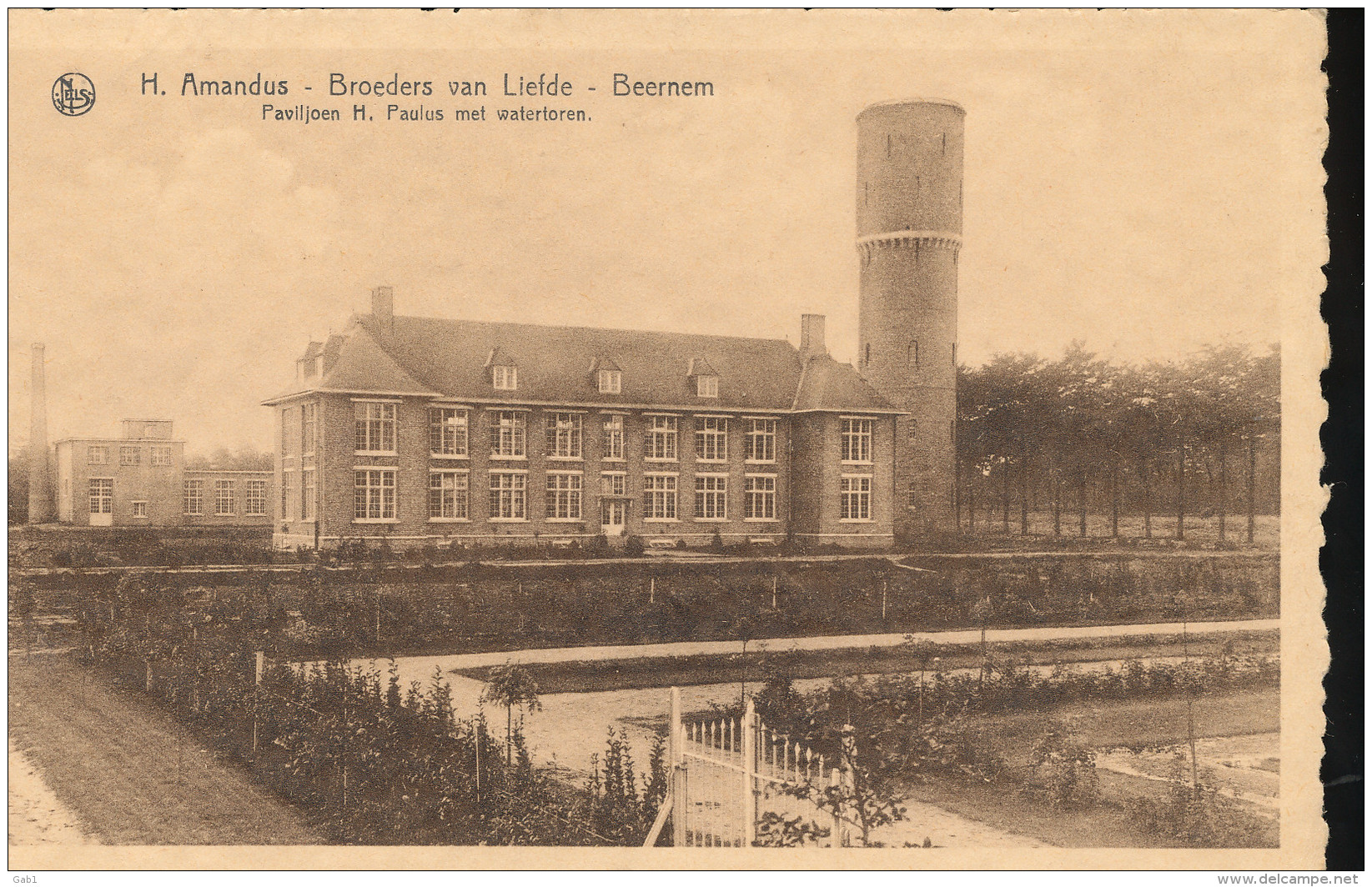 Belgique --  H.Amandus  - Broerders Van Liefde  - Beernem --  Paviljeon H.Paulus Met Watertoren - Beernem