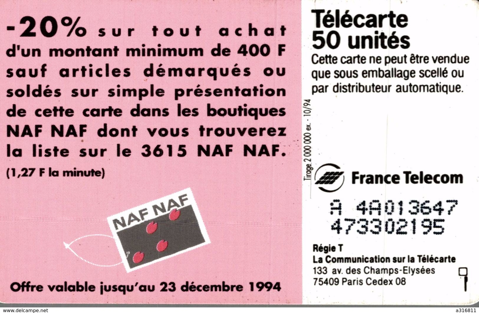 NAF  NAF - Phonecards: Private Use