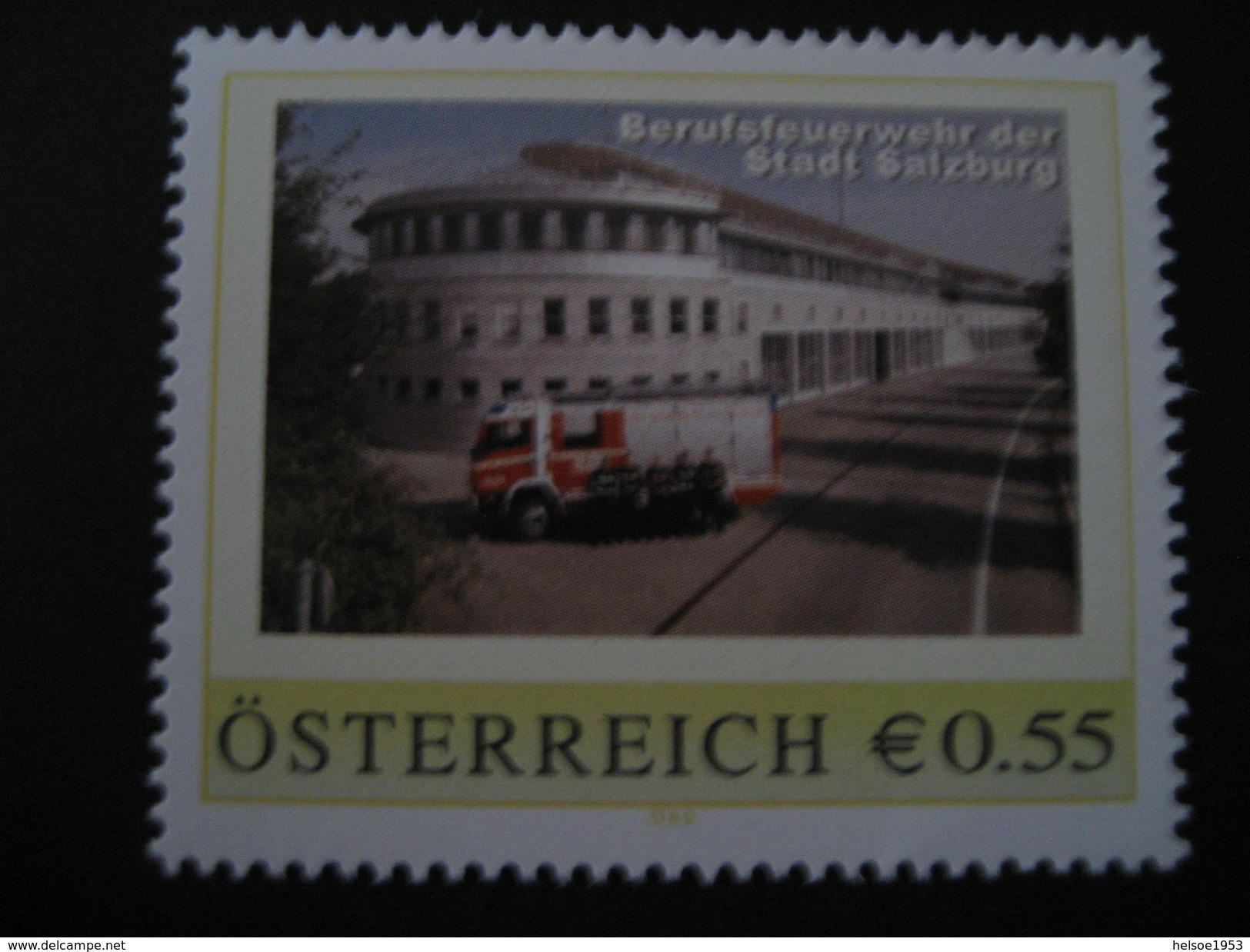 Pers.BM 8007112** Salzburg Berufsfeuerwehr, Ausgabetag 01.10.05 - Personalisierte Briefmarken