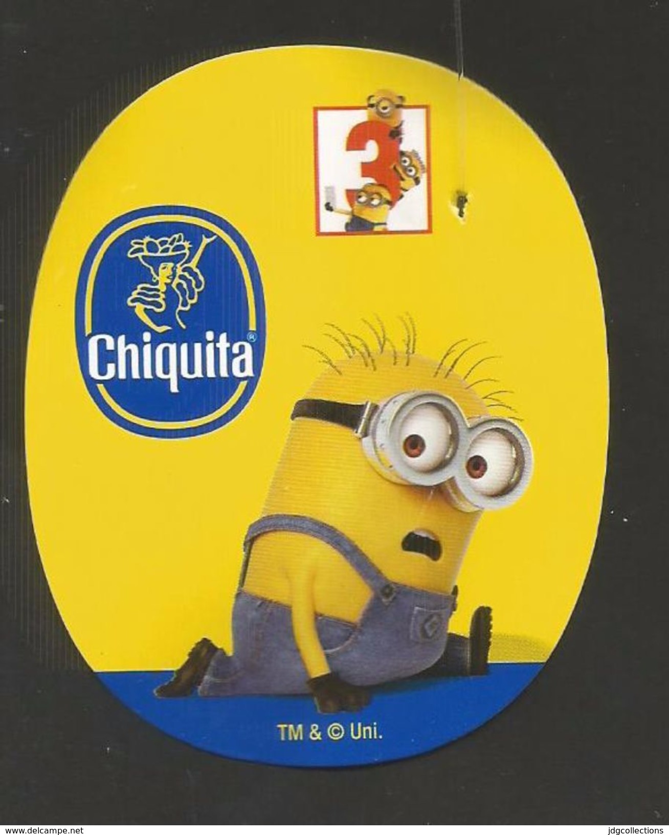 # PINEAPPLE CHIQUITA DETESTABLE MOI 3 Type 2 Fruit Tag Balise Anhanger Costa Rica Ananas Pina Despicable Me Minions - Fruits & Vegetables