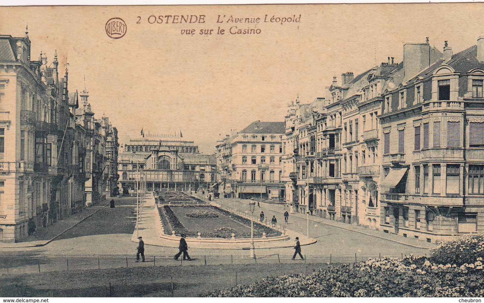 BELGIQUE. OSTENDE. CPA . VUE SUR LE CASINO - Oostende