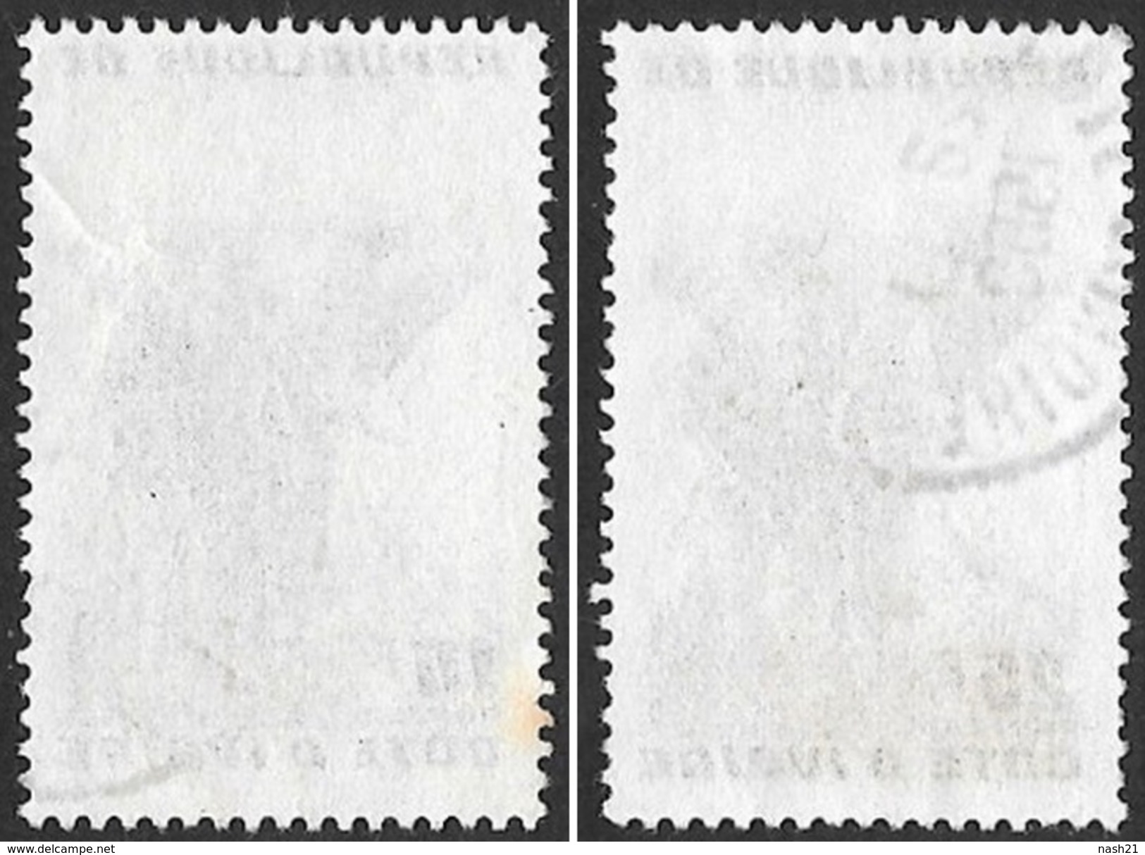 Timbres  De Côte  D' Ivoire  ( République Autonome )  De 1959  _  10 F  &  25 F.  Eléphants - Côte D'Ivoire (1960-...)