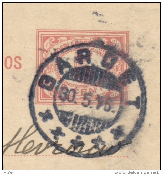 Nederlands Indië - 1916 - Volbeschreven 5 Cent Briefkaart Van KB GAROET Naar Weltevreden - Nederlands-Indië