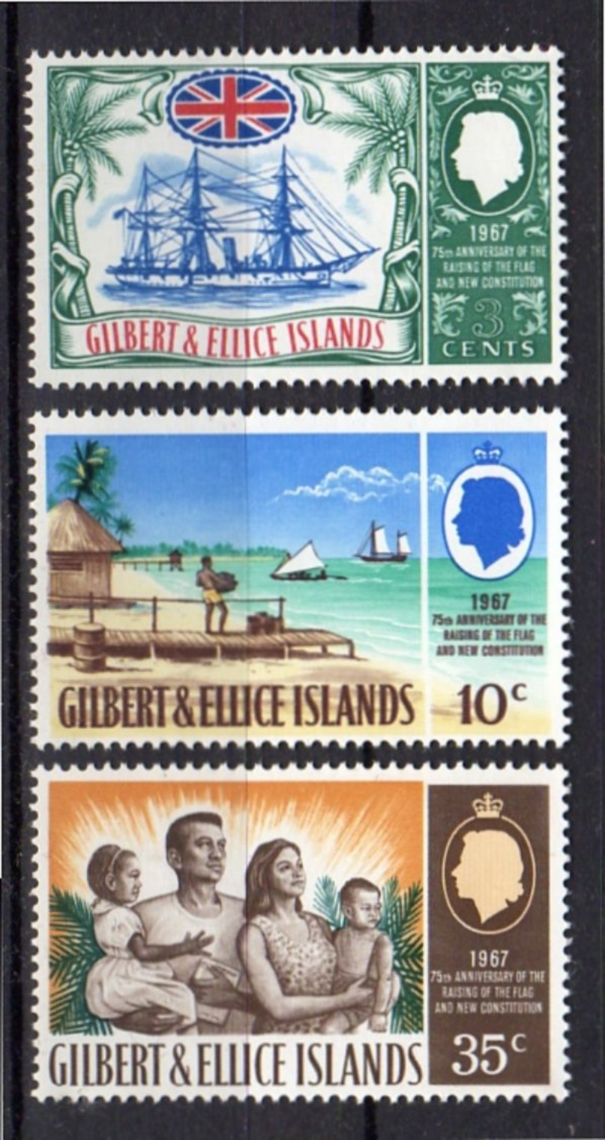 1967 MNH Set (g102) - Gilbert- Und Ellice-Inseln (...-1979)